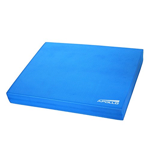 Apollo Balance Pad, colchoneta de Coordinación 23,5 x 37,5 x 6 cm, para el Fitness, Yoga y Pilates en Azul