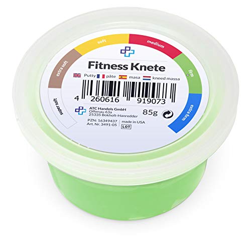 Plastilina para fitness (110 g), color verde